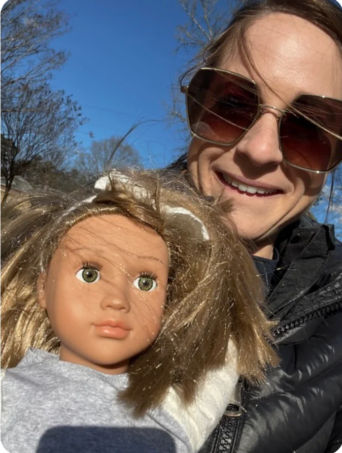 Cozy time with the pup (who feels the vibrations)